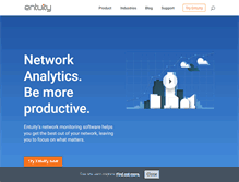 Tablet Screenshot of entuity.com
